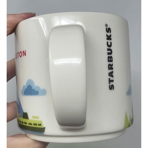 Starbucks You Are Here Collection Washington State 14oz Ceramic Coffee Mug 2015 - Picture 5 of 12